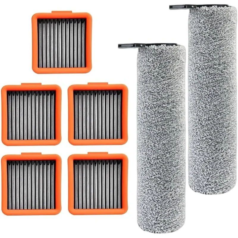 For Uwant D5/D5 Pro/D100/D100 Pro/D100 Plus/A60/V8/V10 Robot Vacuum Cleaner Replacement Parts- Main Brush& Filter Accessories