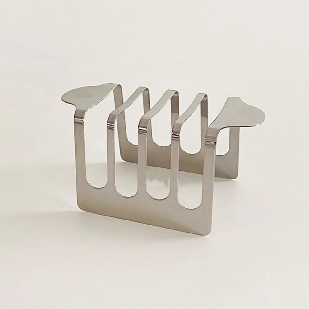 

Tabletop Toast Rack Reusable Stand Accessories for Brass Stainless Steel Household Holder Countertop Display Shelf