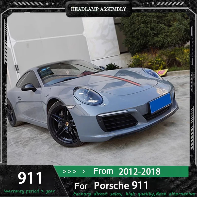 

Новый автомобильный фар Porsche 911 991.2 2012-2018 Обновление переднего фонаря в сборе Передний фонарь 992 Gt3rs Светодиодные фары для Porsche
