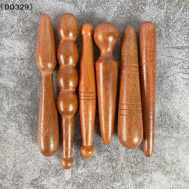 1PCS Wooden Reflexology Sticks Foot Hand Massage Wooden Stick Tools Thai Face Neck Back Waist Massager Trigger Points〔DD329〕