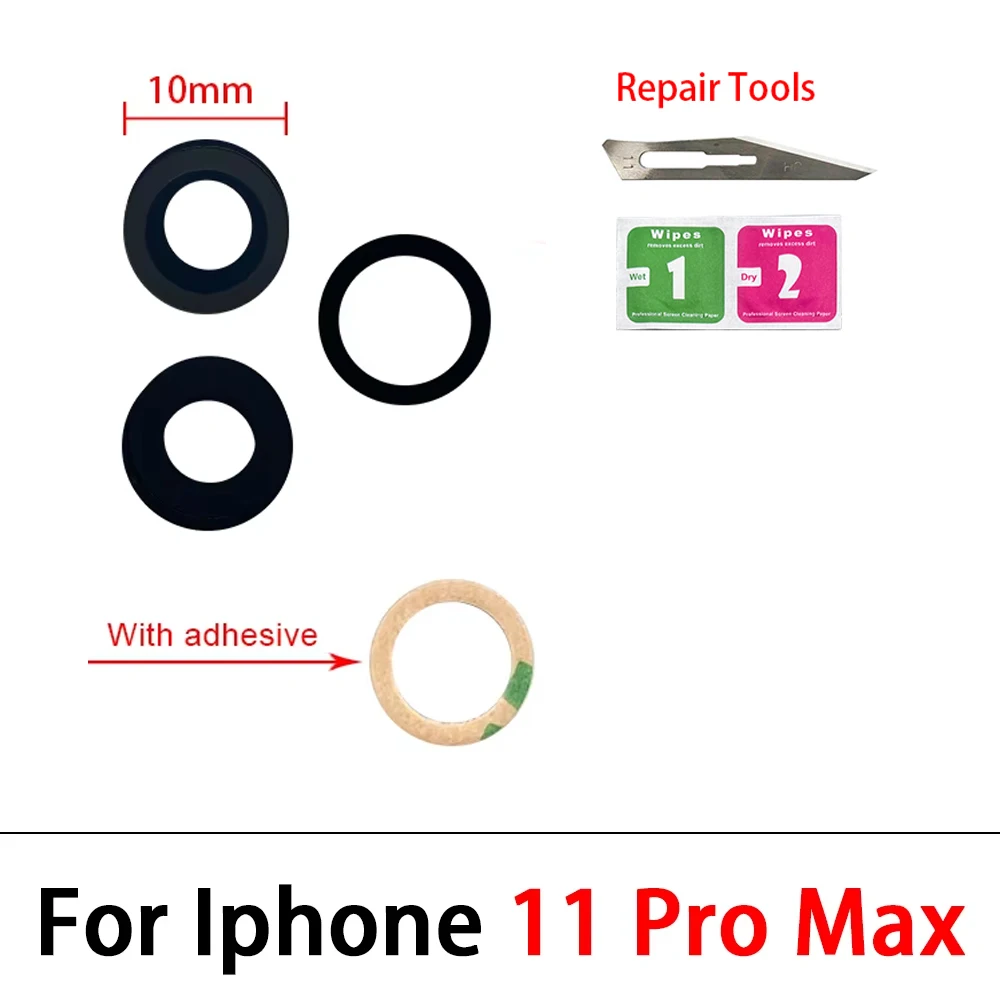 NEU Getestet für iPhone 13 Pro Max 13mini 14 16 Plus 6s Kameraglaslinse Rückkameraglaslinse mit Kleber Ersatz Reparatur