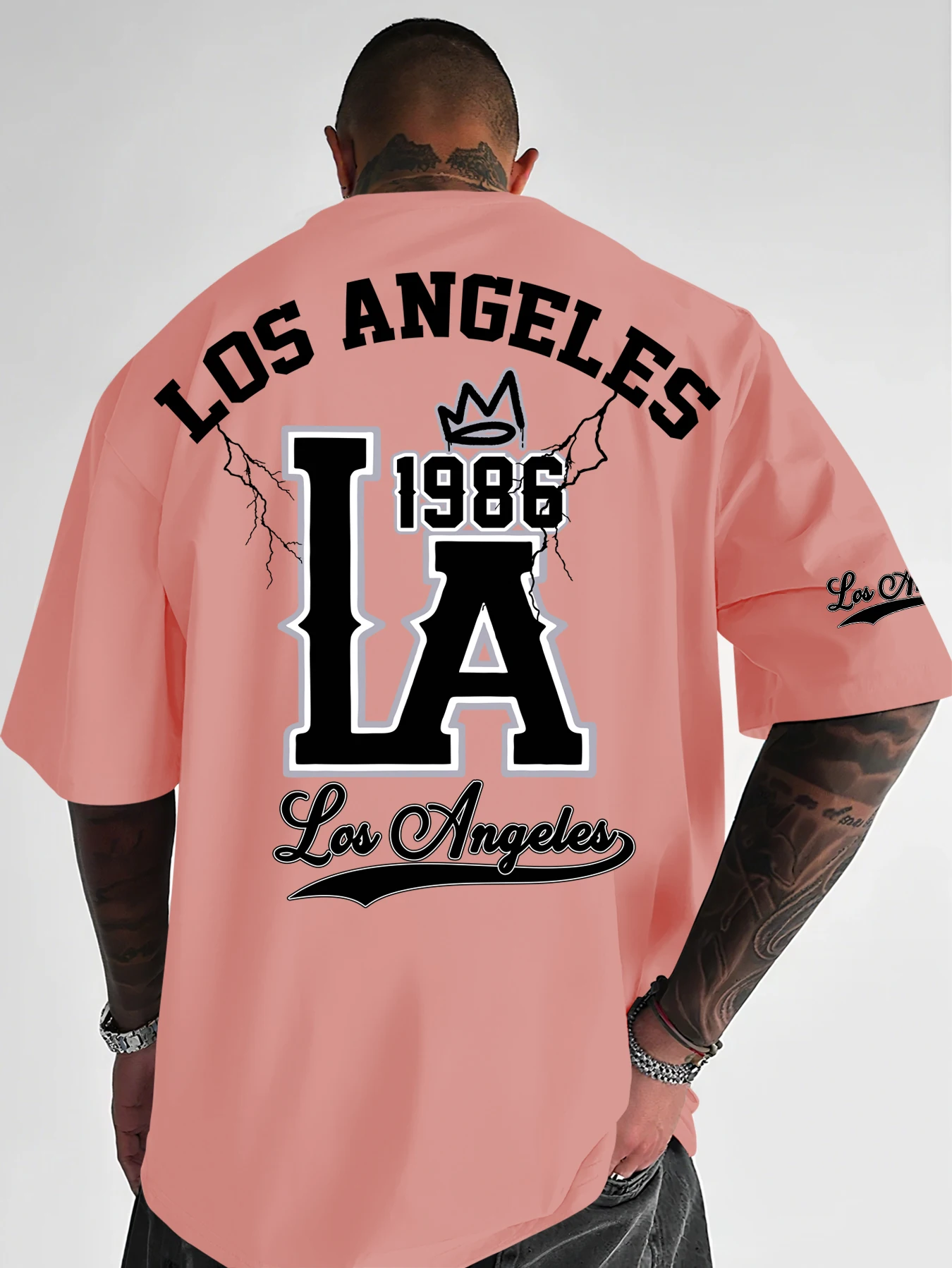 Los Angeles 1986 Crown Varsity Oversized Tee
