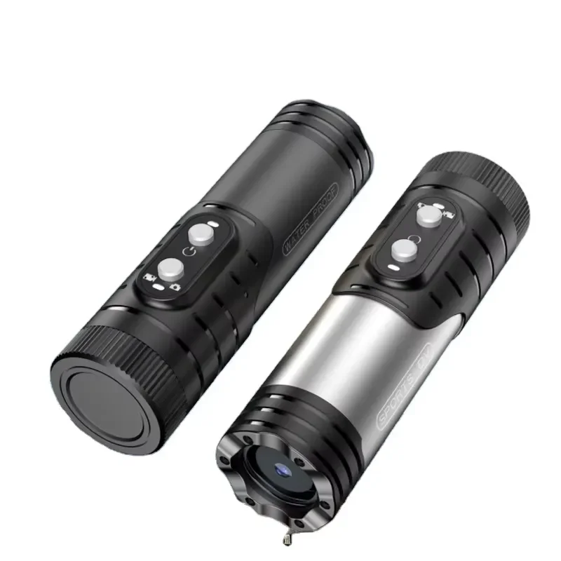 1080P HD Action Camera Waterproof Sports Cam for Motorcycle Helmet Bike Cycling Video Recorder 120 Degree Wide Angle Lens