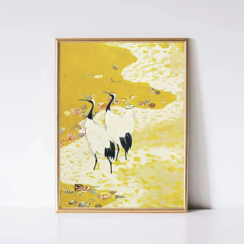Japanese Pheasant Cat Cherry Blossom Crane Goldfish White Peacock Poster Print Wall Art Pictures Canvas Painting Room Home Decor