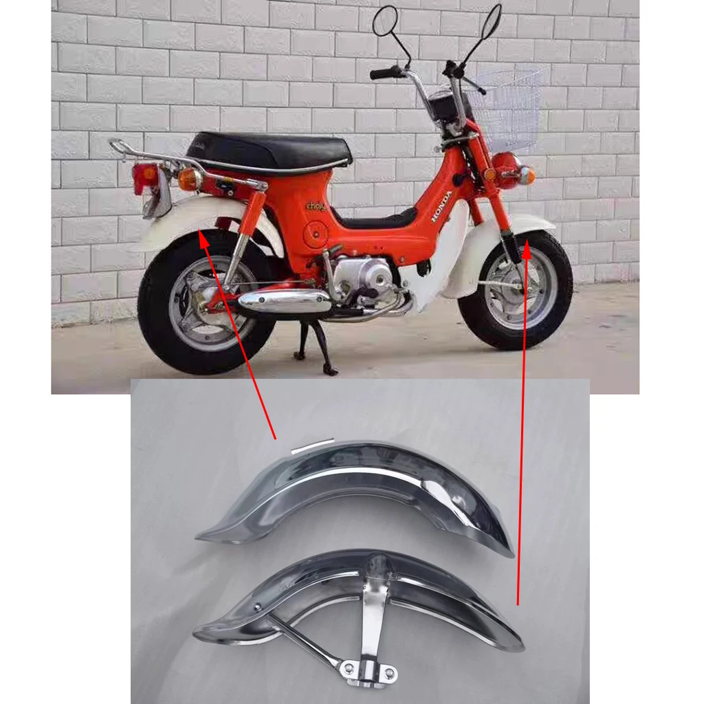 

Motorcycle front and rear electroplated Metal Fender High quality For Honda DAX Gorilla Little Monkey JC50A Charlie