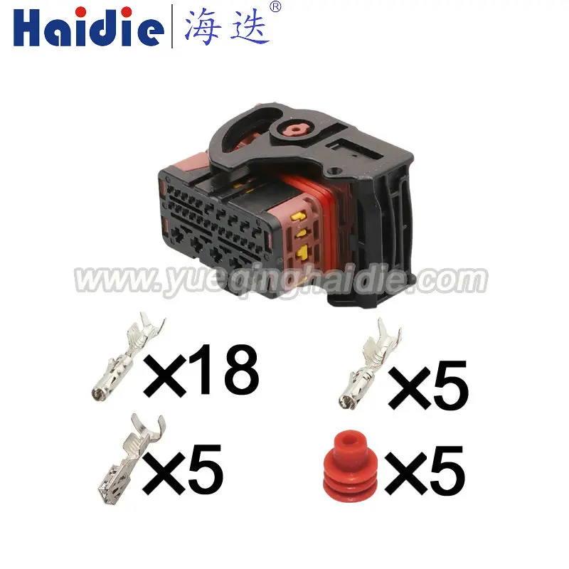 28 Pins Automotive Connector 64318-3011 64320-1301 with 15cm Wire