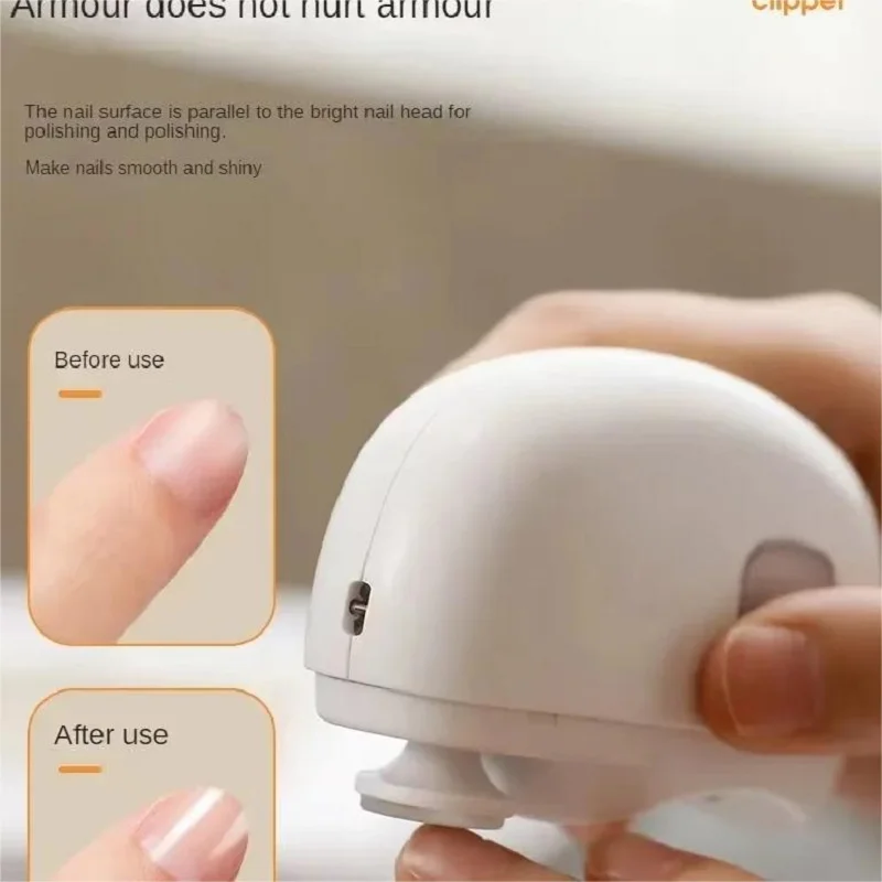Electric Nail Clipper Grinding and Polishing 2 in 1 Multifunctional Portable Automatic Nail Grinder Electric Manicure Tool image 5