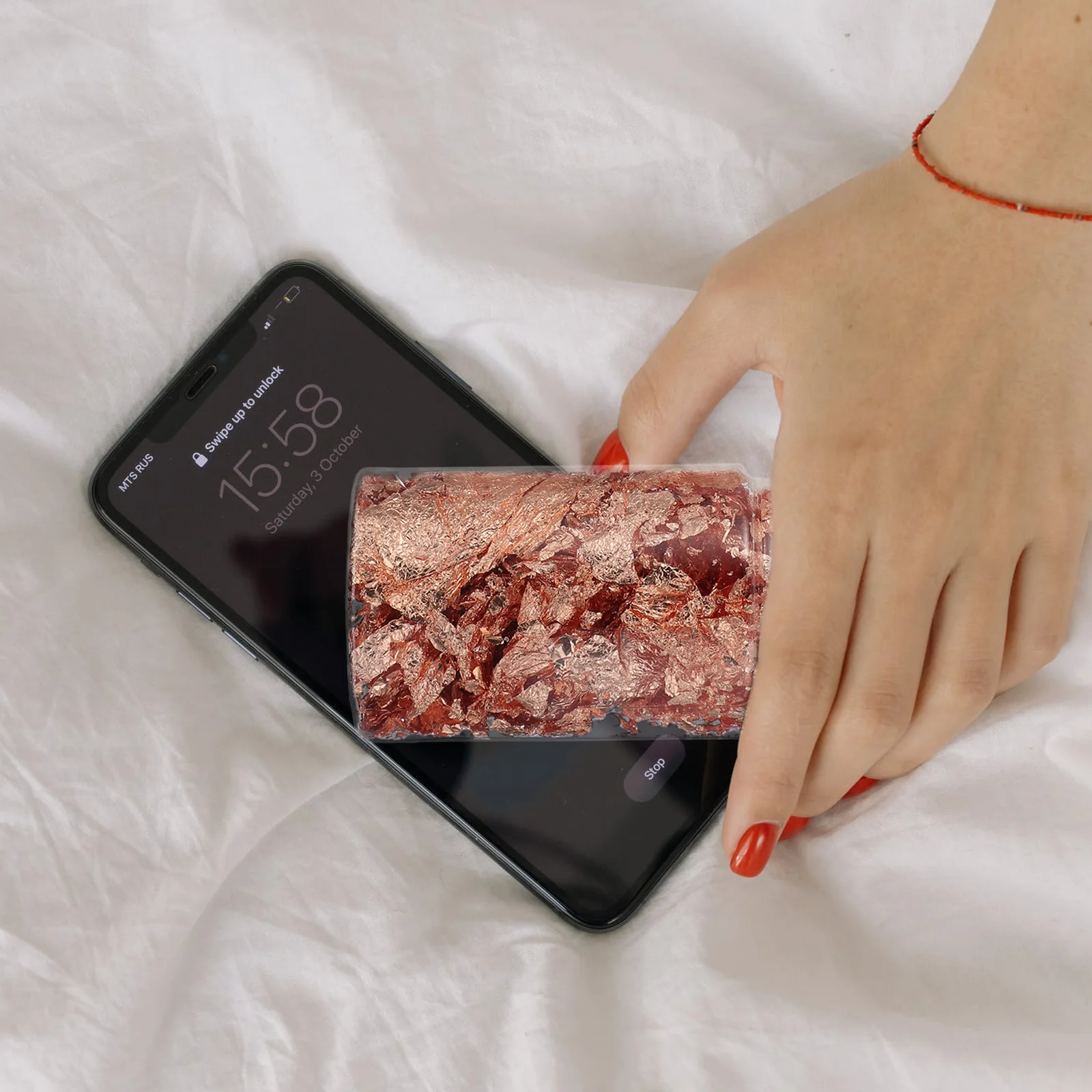 

3 Jars Gilding Flakes Kit Shimmering Foil for Nail Art Projects Decorative Sequin Manicure Nail Decoration Supplies