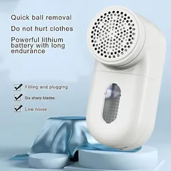 2026 Winter Must-have Lint Remover Hair Ball Trimmer Sweater Remover 5 Leaf CutterHead Motor Trimmer With Small Brush Inside