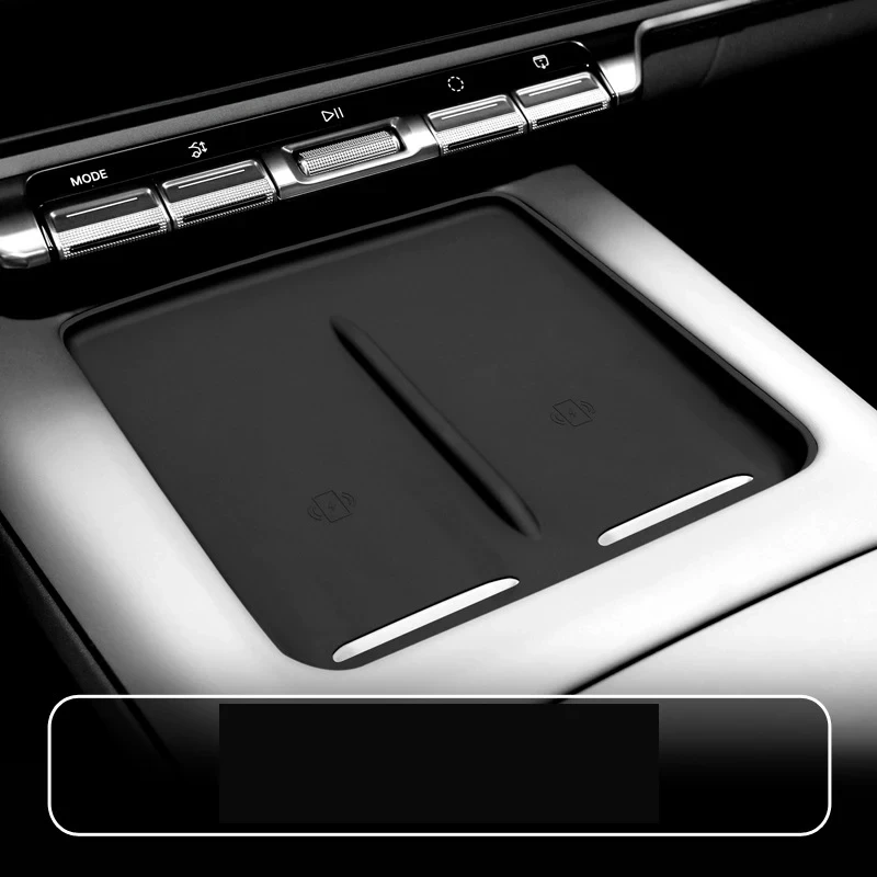 

For Zeekr 7X 2024 2025 Car Styling Central Control Wireless Charging Silicone Pad Central Storage Dustproof Mat Acccessories