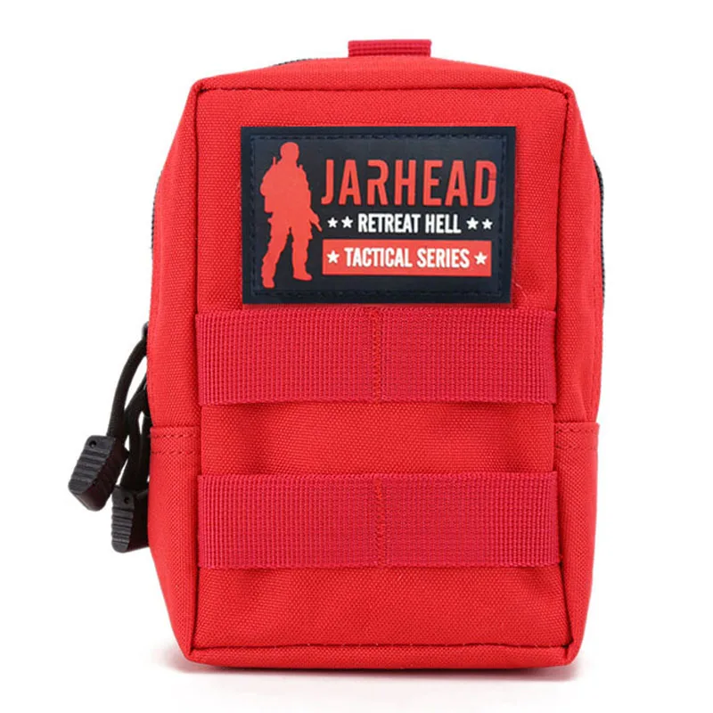 Tactical MOLLE Pouch EDC Utility First Aid Kit Bag Outdoor Waist Pack Water Resistant Nylon Gear Organizer for Hiking Camping image 3