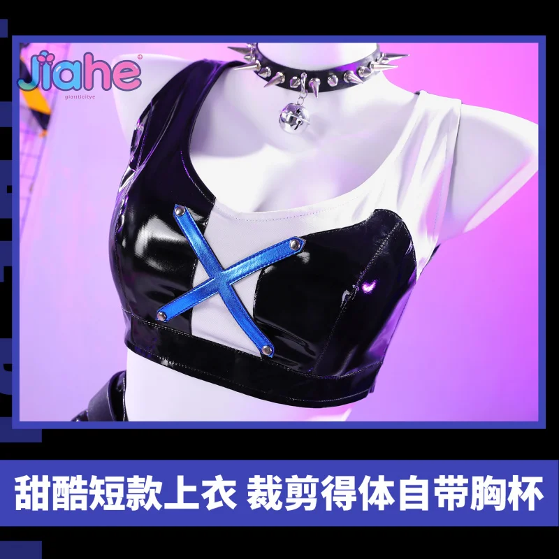 

Anime Guinevere Knights of Guinevere Cosplay Costume Gothic fashion strapless dress collar socks women sexy Halloween party suit