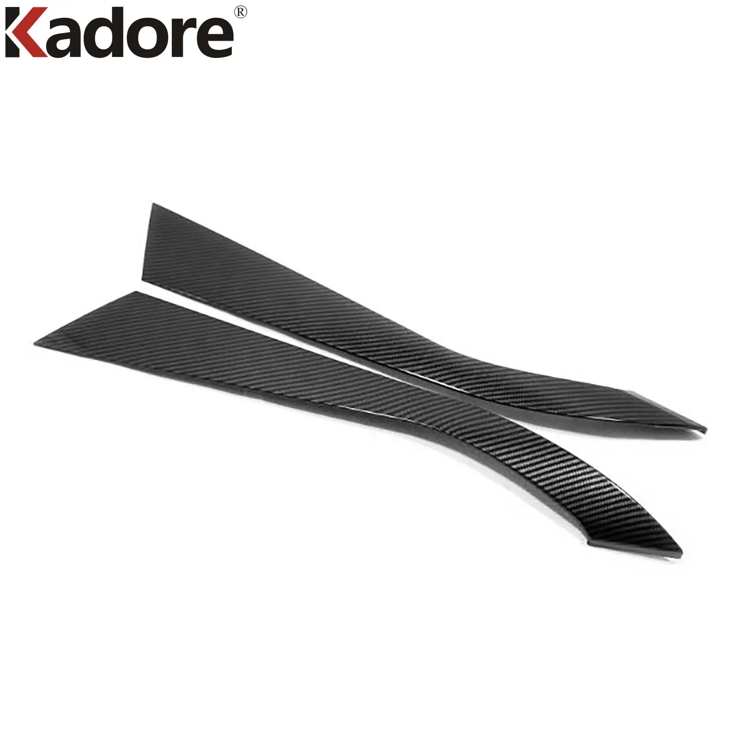 For Nissan Altima 2019-2022 2023 2024 ABS Carbon Fiber Rear Window Side Spoiler Wing Cover Sticker Trim Exterior Accessories