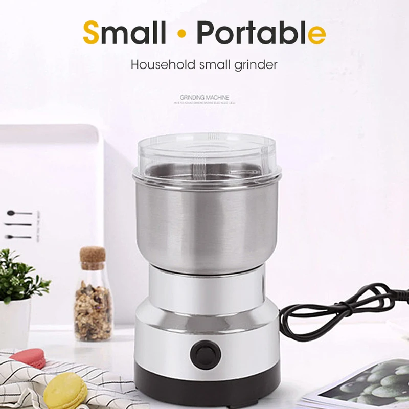 Baby Food Mini Electric Grinder Household 300ml Ultrafine Pulverizer Coffee Grinder Spice Pepper Grinder Grain Mill 2/4 Blades