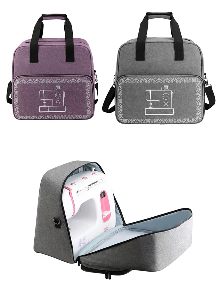 

1pc Small Sewing Machine Storage Bag - 600D Oxford Cloth Handheld Organizer Pouch