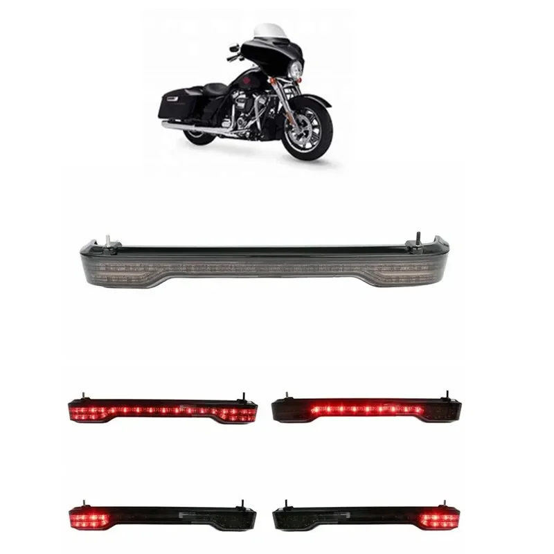 

For Harley Tour Pak Road Street Electra Tri Glide 2014-2022 2019 Motorcycle Acsessories LED King Brake/Turn/Tail Lamp Light Kit