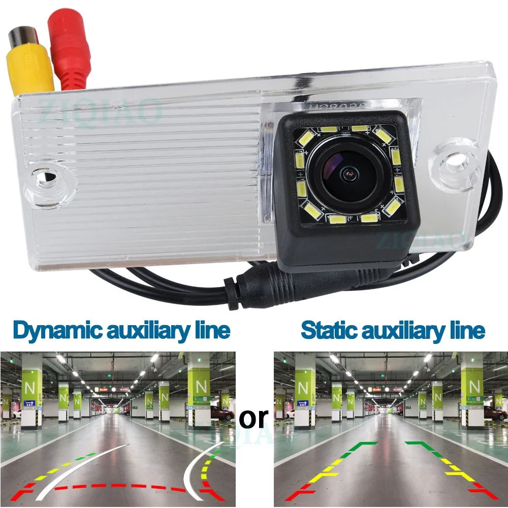 

ZIQIAO for Hyundai Entourage 2006-2009 Kia Sportage 2005-2012 Rio 2000-2005 Sorento 2003-2008 HD Rear View Camera HS166