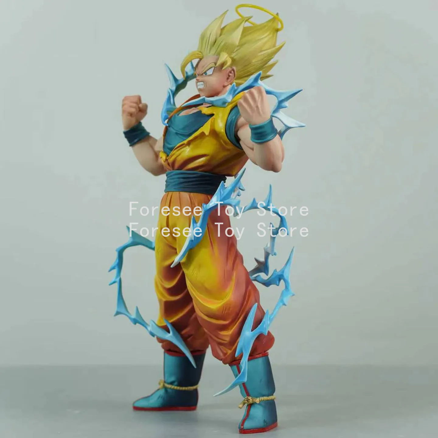 Figura de Son Goku de 30 cm, Dragon Ball Super Saiyan 2, Modelo de Anime, Decoración de Escritorio, Adorno, el Mejor Regalo de Cumpleaños para Niños