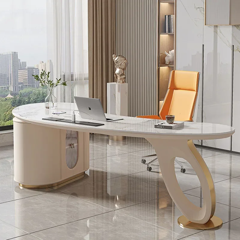 Altezza Scrivania Camera da letto Studente Mobili per ufficio professionali Tavoli da conferenza elevabili Tavolo da studio da gioco a forma di L Casa automatica