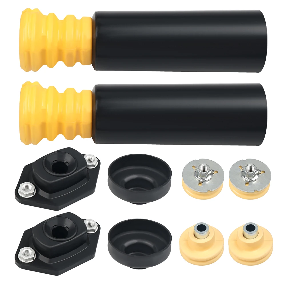 

For BMW E82 E87 E88 E90 E92 06-13 Rear Upper Lower Shock Absorber Mount and Bump Stops Kit 33506767010 33526768544 33536767334
