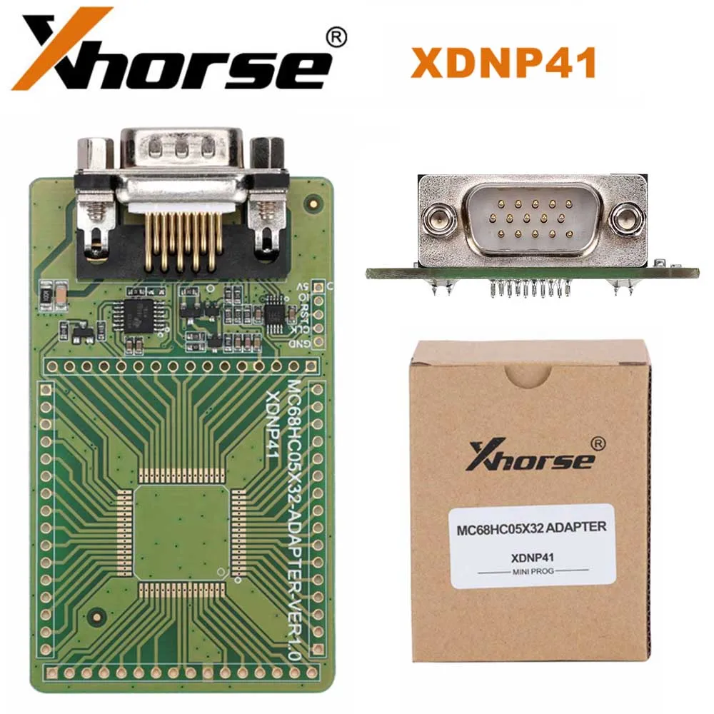 

Адаптер Xhorse XDNP41GL MC68HC05X32 для программаторов VVDI Prog, MINI PROG и KEY TOOL PLUS, без пайки.