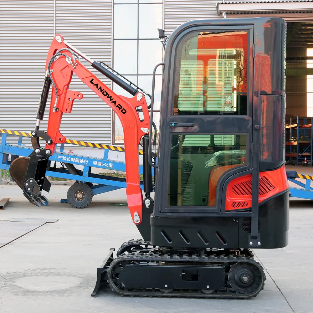 China 1 Ton Mini Excavator Cab Digger Optional Accessories Customized XT10 pro EPA Engine New Upgrade 1000kg Electric Excavator