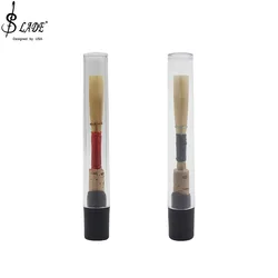 1 pz Oboe canne fatte a mano Oboe Reed canna di sughero medio con custodia in plastica tubi per accessori per strumenti a fiato dell'orchestra