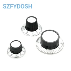 C1/C2/C3 digital scale 6mm potentiometer knob metal surface indicating instrument adjustment knob