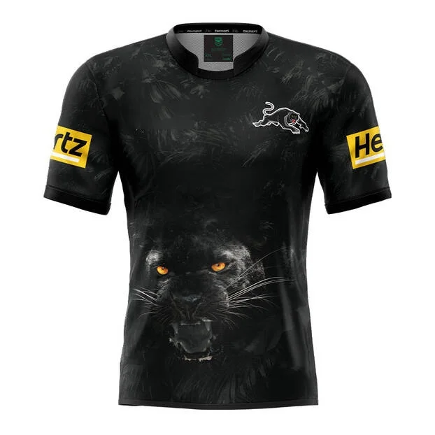 Penrith Panthers Rugby Training Jersey, número e nome personalizado, 2024