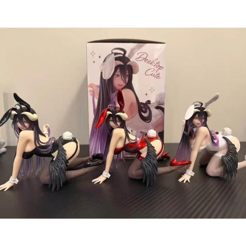 

Genuine Taito Overlord Albedo Rabbit Eared Girl Black White Two Types Desktop Cute Collector Ornament Pvc Figure Model Toy Gift
