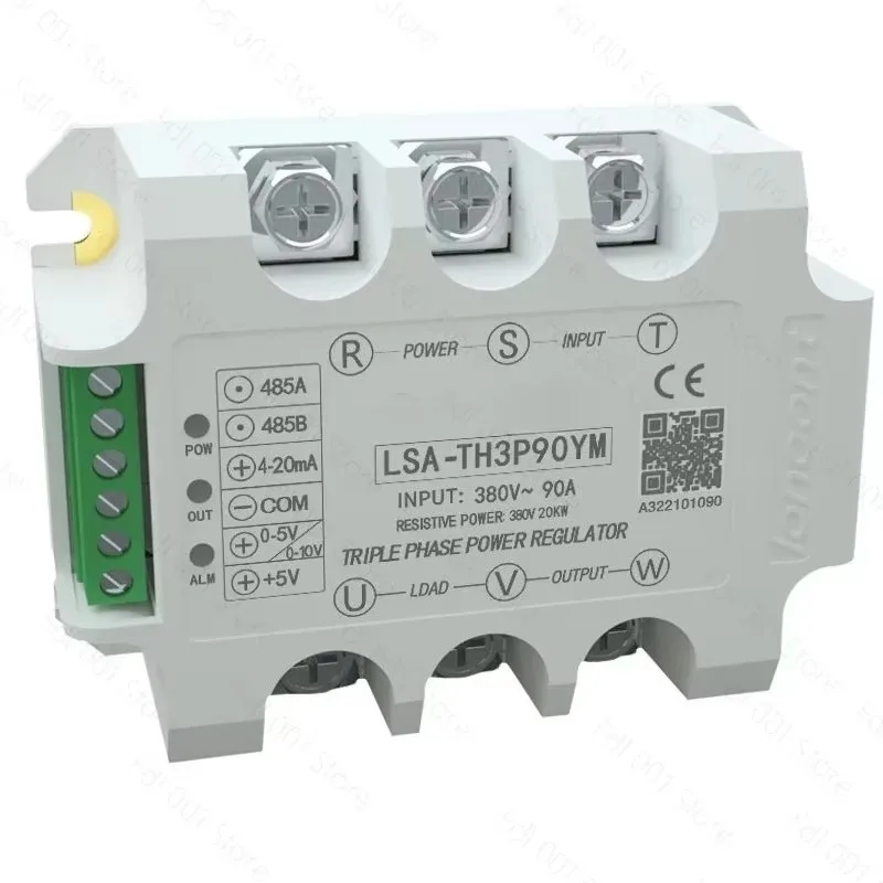 Three‑Phase AC Voltage Regulation Module RS485 Communication SCR Power Controller for Temperature Light Dimming Motor Speed