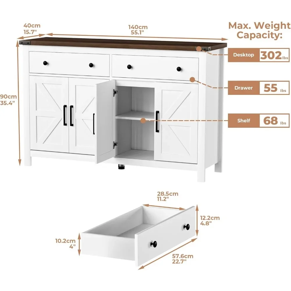 Armário buffet de 55