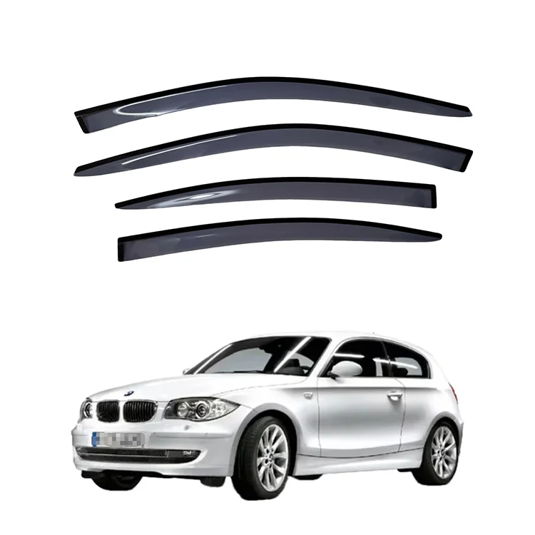 Auto Rain Vent Visor For BMW 1-Series E87 2007-2012 Car Window Visor Rain Guard Window Visor