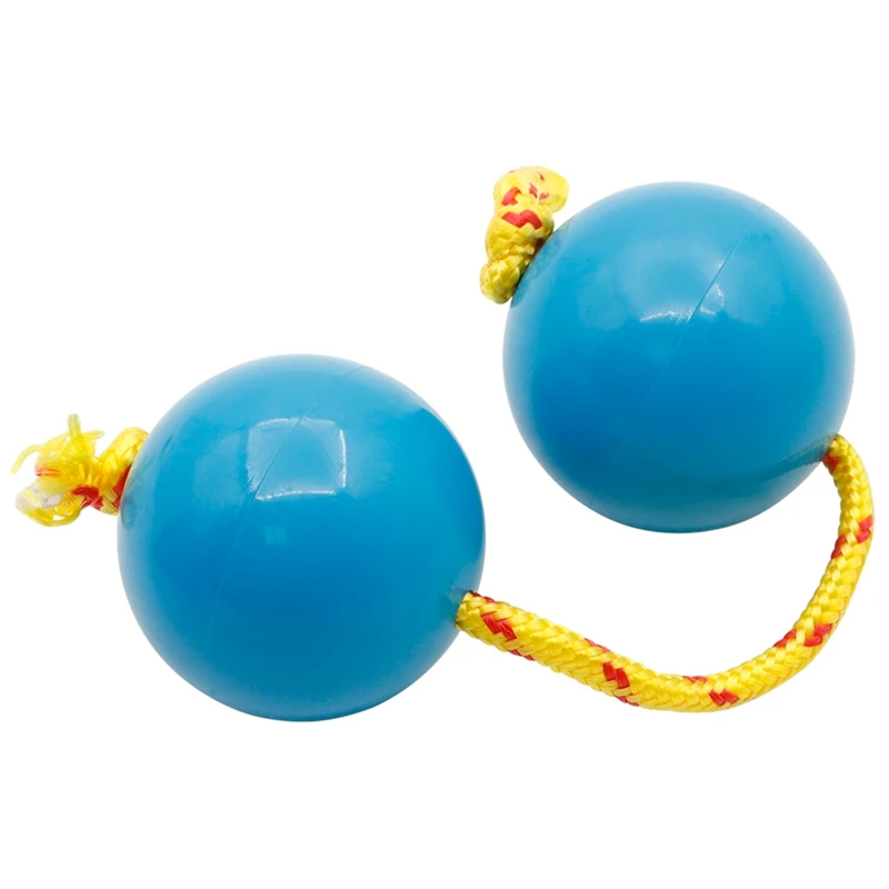 Pelota de arena Rhythm ABS + cuerda de escalada, banda de huevo de arena, acompañamiento para bebé, juguete de educación temprana para marido, 1 par