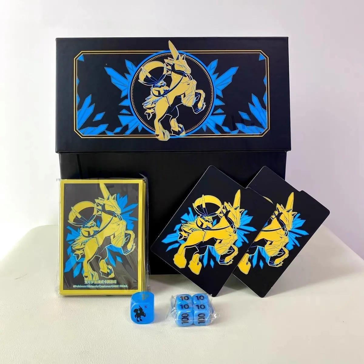 Nova venda quente 100% conjunto de cartão de convergência original construção caixa de presente avançada cartão pokémon ptcg simplificado cartão chinês presente