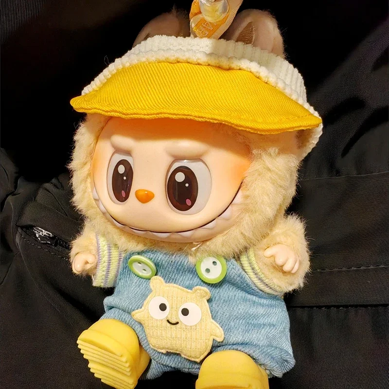 

Kawaii зеленый комплект одежды для кукол с сумкой Labubu I II Idol, одежда для кукол, корейская одежда для кукол Kpop, аксессуары