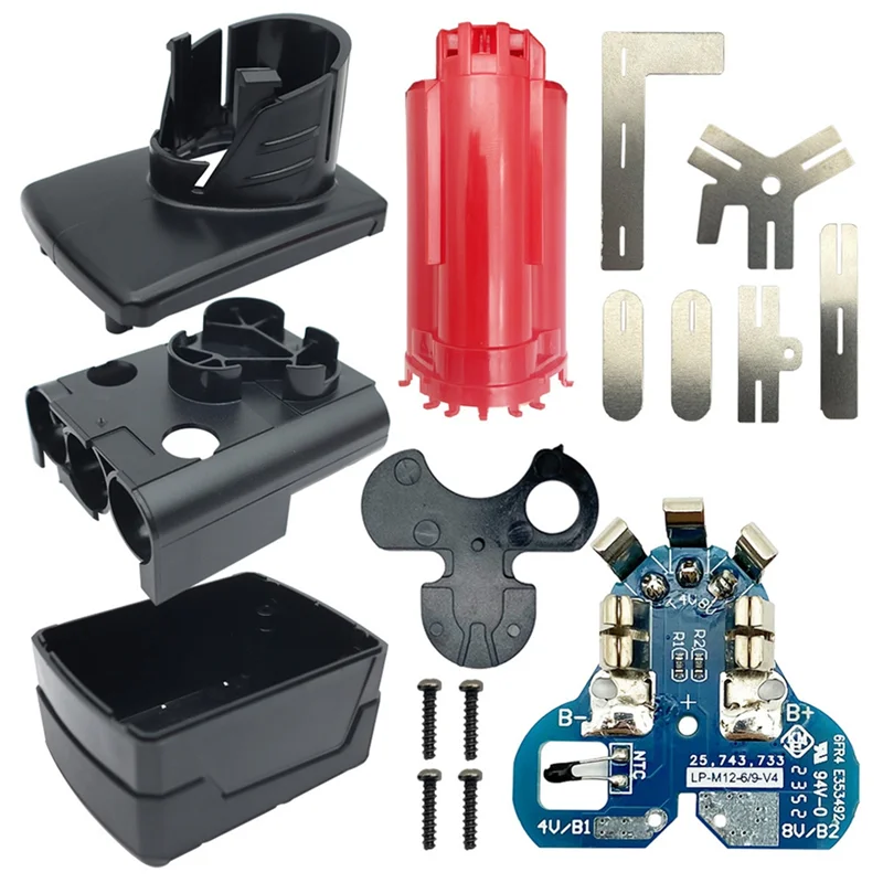 A20F-M12 リチウム電池プラスチックケース PCB 保護回路基板 12V 48-11-2411 ハウジングシェル用 9 X 18650