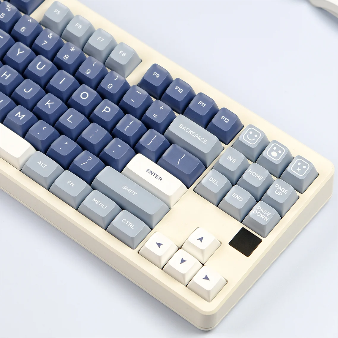 Imagem -05 - Gmk Double Shot Pbt Keycaps Clone Wob Bow Eva02 Sock Gift Perfil Qxa Teclado Mecânico Layout Iso Gaming Alice