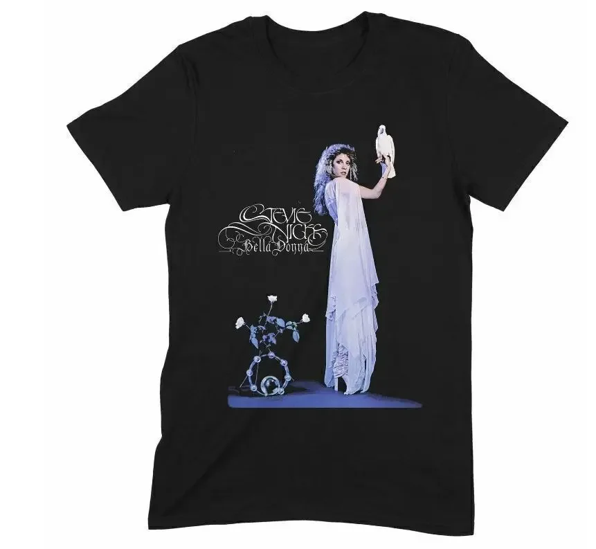 Stevie -Nicks Bella Donna T Shirt Black Cotton Gift For Men Women Vintage S-3XL