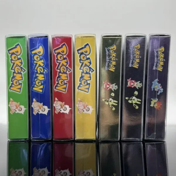 GBC Game in Box Pokémon Series Yellow/Blue/Crystal/Gold/Green/Red/Silver for Video Game Cartridge USA Version