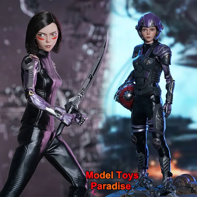 PLAY TOY P017 1/6 Women Soldier Alita: Battle Angel Mechanical Girl Rosa Salazar Full Set 12inch Action Figure Collectible Toys