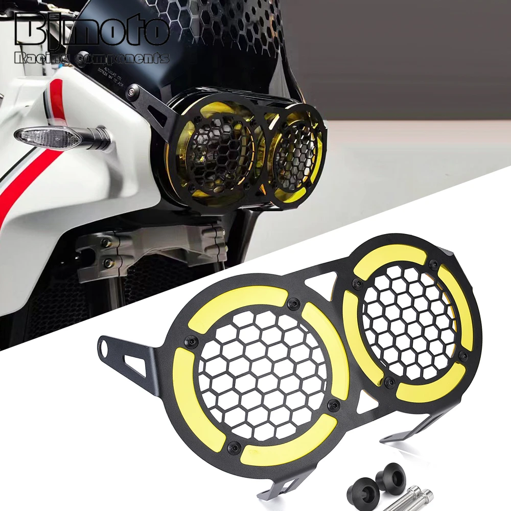 

For DesertX Headlight Head Lamp Light Grille Guard Cover For Ducati Desert-X 2022 2023 2024