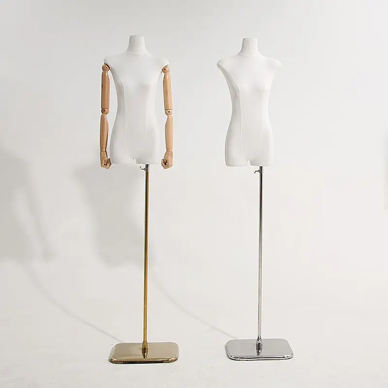 New Korean version flat chest flat body clothing store women's clothing model display shelf window props half body adult table
