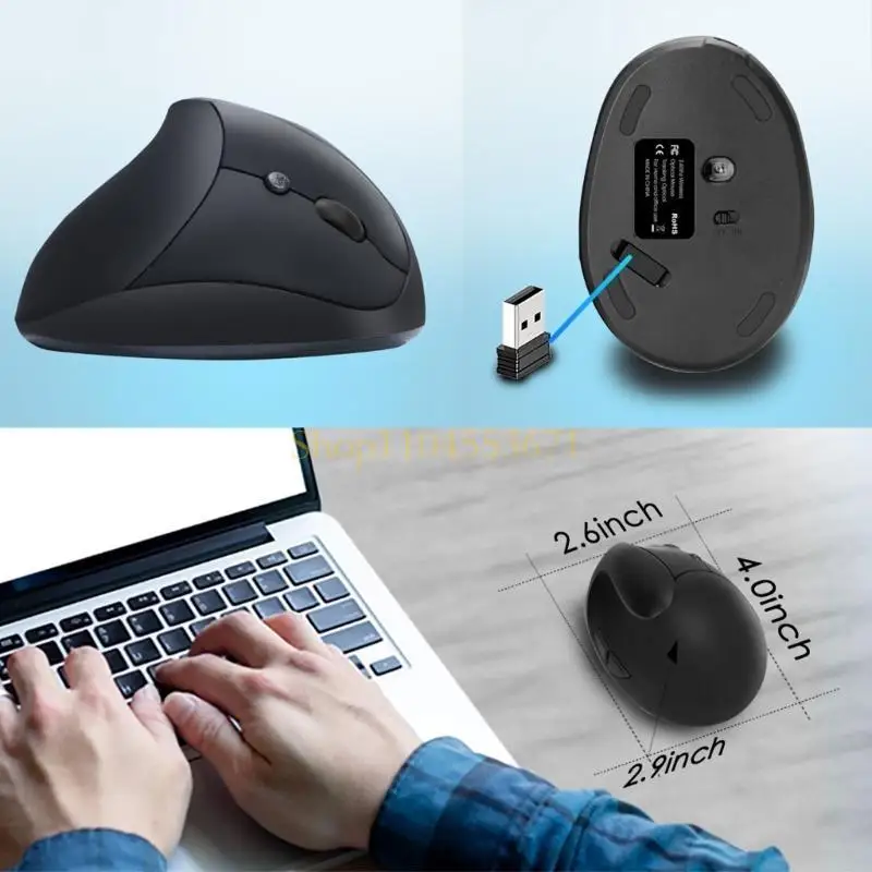 

Best Seller Ergonomic Vertical Mouse, Wireless and Silents Mouse for Frequent Computer Users