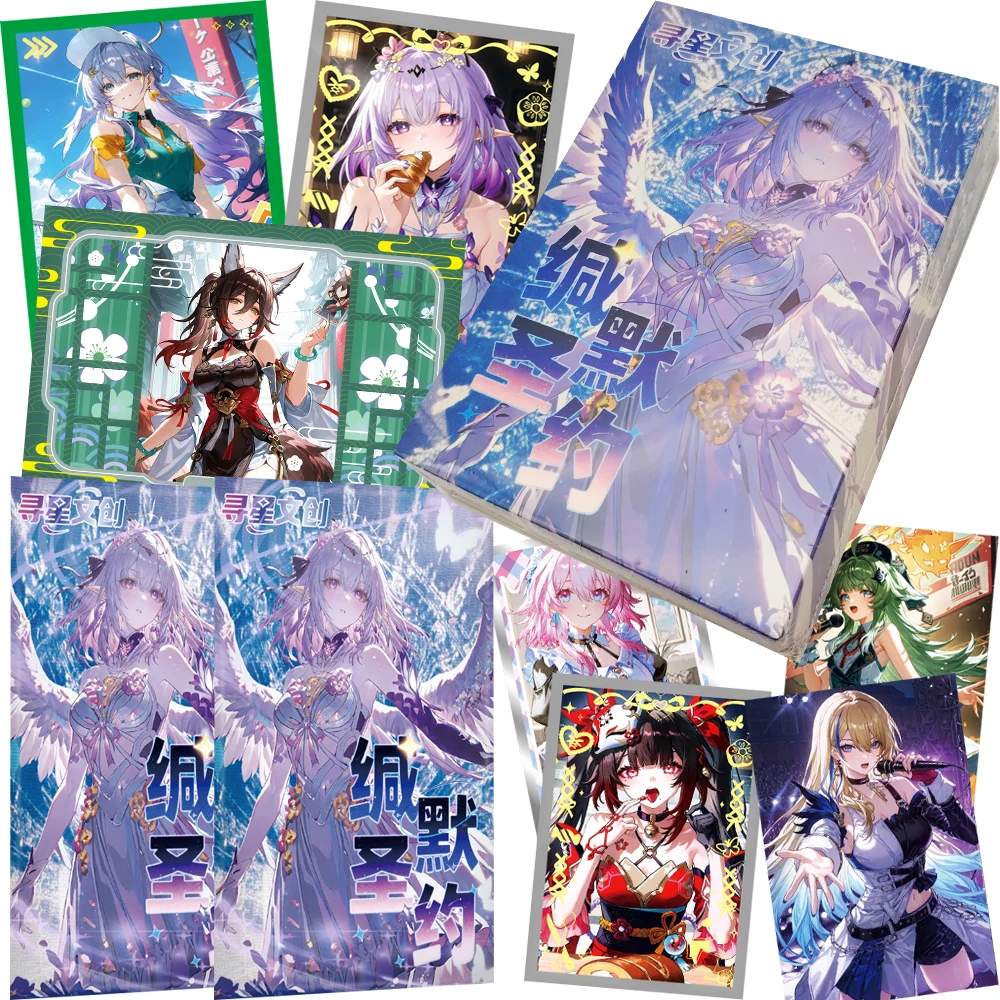 Wholesale Honkai Star Rail‌ Color Paper Collection Cards for Adolescent Shining Band Idol Stars Surprise Hobby Cards Xmas Gifts