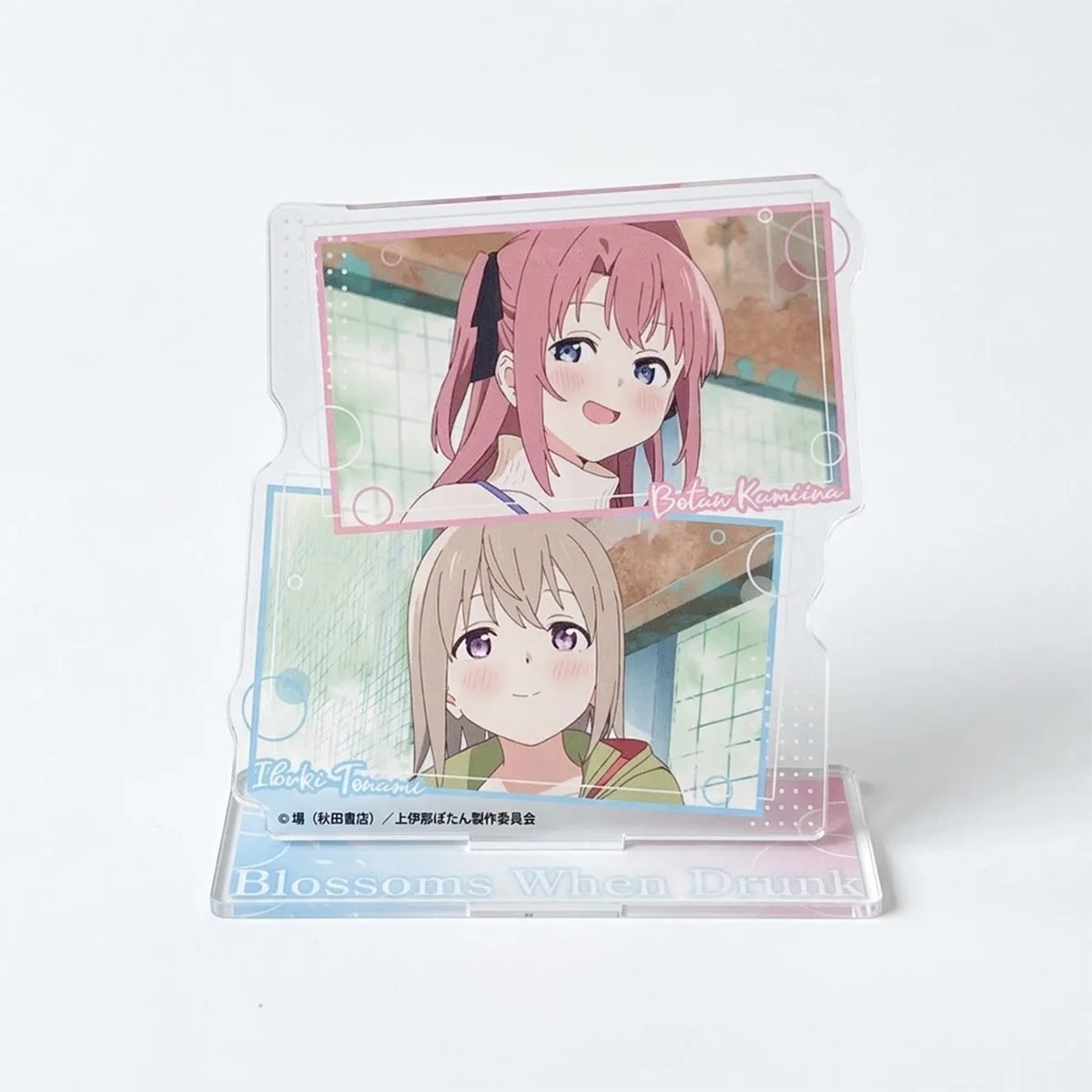 Anime Botan Kamiina Fully Blossoms When Drunk Botan Kamiina 15cm Acrylic Stand Set Halloween Gift Keychain