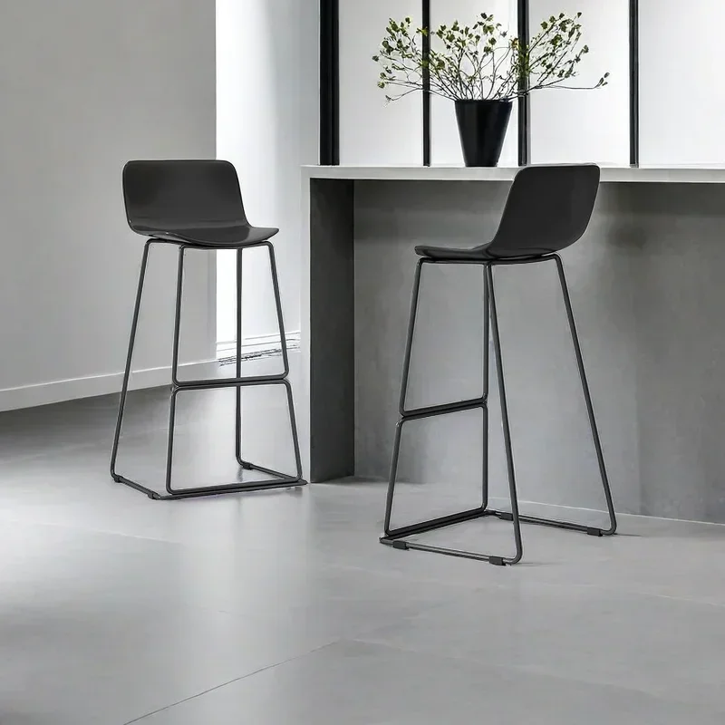 Furniture Bar Chair Kitchen Black Legs Metalic Base Reinforce Stand Cover For A Round Bar Chair And Table High Luxury Modern