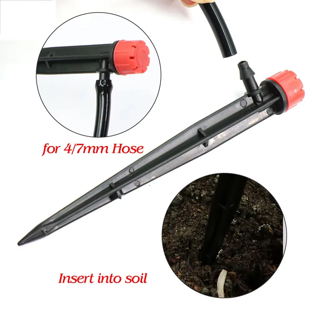 بواعث تقطير قابلة للتعديل لنباتات بونساي ، وتد الحديقة ، رشاش الري ، درجة ، 4: 7 سقي ، 13: 30