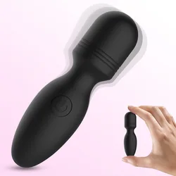 Mini massage stick electric massage stick silicone material 10 frequency USB charging convenient to carry