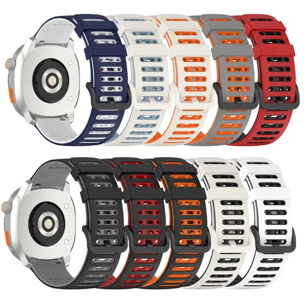 22mm Silicone Watch Strap for Xiaomi Watch 2 Pro Band Replacement Mi Watch S3 S2 46mm S1 Active S4 Sport Watch Color 2 Bracelets